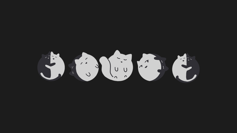 cats, moons, full moon, moon phases